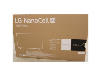 LG | 4K Ultra HD Nanocell Smart TV | 43NANO82T3B | 43" | Smart TV | webOS24 | DAMAGED PACKAGING