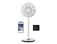 Duux | Smart Fan | Whisper Flex Smart with Battery Pack | Stand Fan | White | Diameter 34 cm | Number of speeds 26 | Oscillation