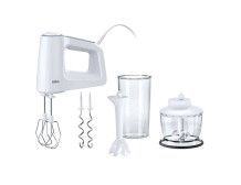 Braun | MultiMix 3 Hand Mixer | HM 3135 WH | Hand Mixer | 500 W | Number of speeds 5 | Turbo mode | White