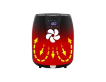 Princess | Digital Aerofryer XXL | 182025 | Power 1500 W | Capacity 4.5 L | Black