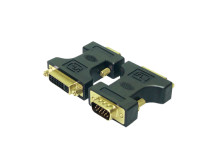 LogiLink DVI Adapter DVI-I female - VGA DSUB male | Logilink | Vga to dvi adapter | Black | HD DSUB 15-pin male | DVI-D (24+5) f