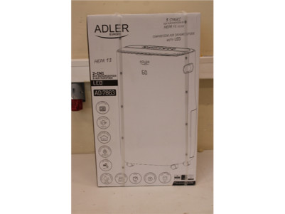 SALE OUT. Adler AD 7863 2-in1 Air Dehumidifier & Air purifier LED (compressor), White | Adler | 2-in1 Air Dehumidifier and Air p