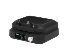 Adler Waffle Maker with LED Display | AD 3087 | 2200 W | Number of pastry 2 | Belgium | Black