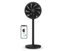 Duux Fan | Whisper Flex 2 | Stand Fan | Black | Diameter 34 cm | Number of speeds 30 | Oscillation | 2-21.5 W | Yes