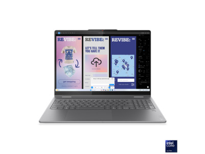 Lenovo Yoga 7 2-in-1 16ILL10 | Luna Grey | 16 " | OLED | Touchscreen | WQXGA+ | 2880 x 1800 pixels | Glossy | Intel Core Ultra 7