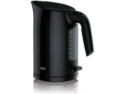 Braun | Kettle | WK3100BK PurEase | Standard | 2200 W | 1.7 L | Plastic | 360 rotational base | Black