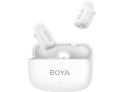 Boya | Mini-13 Ultracompact 2.4GHz Wireless Microphone System with lightning+USB-C | White