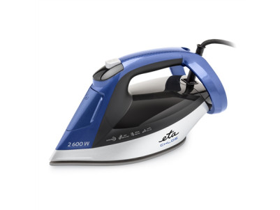 ETA Steam Iron | ETA227690000 Chloe | Steam Iron | 2600 W | Water tank capacity 350 ml | Continuous steam 40 g/min | Silver/Blue