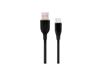 Cablexpert Premium silicon Type-C USB charging and data cable, 1.5 m | CC-USB2S-AMCM-1.5M-BK