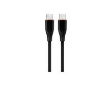 Cablexpert Premium Silicon Type-C Power Delivery (PD) Charging and Data Cable, 1.5 m | CC-USB2S-CMCM-1.5M-BK