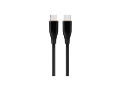 Cablexpert Premium Silicon Type-C Power Delivery (PD) Charging and Data Cable, 1.5 m | CC-USB2S-CMCM-1.5M-BK