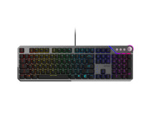 MSI STRIKE 600 SILENT US | Gaming Keyboard | Wired | US | USB 2.0 | KAILH Midnight PRO Silent Tactile