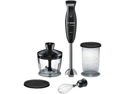 Bosch | Blender | CleverMixx MSM2650B | Hand Blender | 600 W | Number of speeds 12 | Chopper | Black
