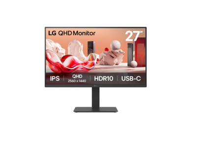 LG 27BA65QB-B | 27 " | IPS | 16:9 | 100 Hz | 5 ms | 2560 x 1440 pixels | 350 cd/m | HDMI ports quantity 1
