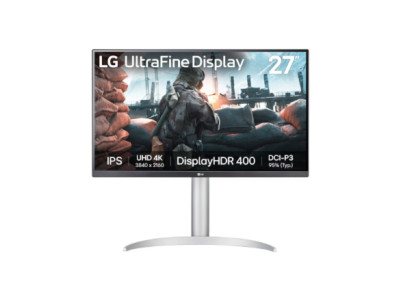 LG 27UP650K-W | 27 " | IPS | UHD | 16:9 | 60 Hz | 5 ms | 3840 x 2160 pixels | 400 cd/m | HDMI ports quantity 2