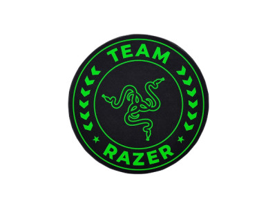 Razer Team Razer Floor Mat 100% Recycled Polyester Velvet/100% Recycled Non-woven Fabric | Floor Rug | Black/Green