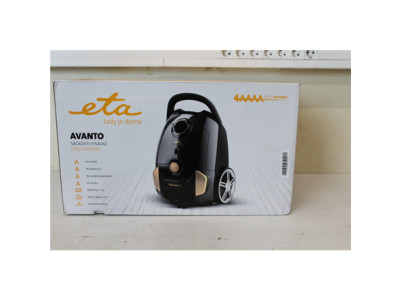 SALE OUT. ETA ETA151990000 Avanto Vacuum cleaner, Bagged, Dust bag 3 L, Working radius 10 m, Power 700 W, Black | ETA | Avanto V