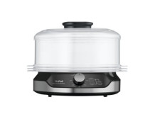 TEFAL Food Steamer VC204810 Ultracompact Black 800 W Capacity 9 L Number of baskets 3