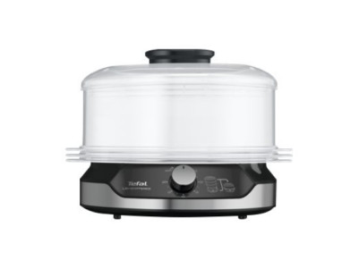 TEFAL Food Steamer VC204810 Ultracompact Black 800 W Capacity 9 L Number of baskets 3