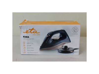 SALE OUT. ETA ETA127690000 Kiara Iron, Ceramic, 2200 W, Water tank 220 ml, Black | ETA | Iron | Kiara ETA127690000 | Cordless St