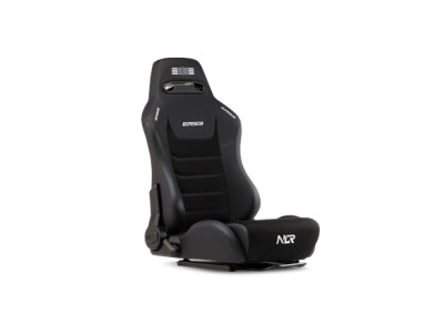 Next Level Racing | Premium PU Leather | Reclining Seat | ERS3 Elite PU Leather & Suede Edition | Black