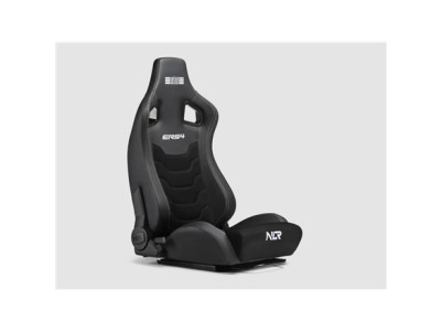 Next Level Racing | PU Leather and Suede | Reclining Seat | ERS4 Elite PU Leather & Suede Edition | Black