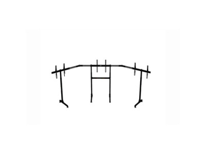 Next Level Racing | Floor stand | Free Standing Triple Monitor stand | 3 x 32- 65 " | Maximum weight (capacity) 70 kg | Black