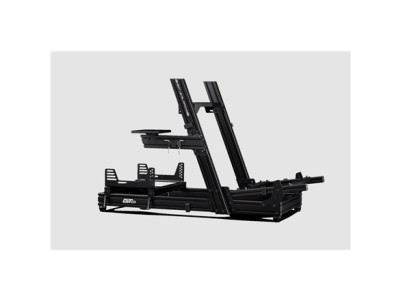 Next Level Racing | Aluminum Carbon Steel | Racing Simulator Cockpit | GTElite Wheel Plate Edition | Black