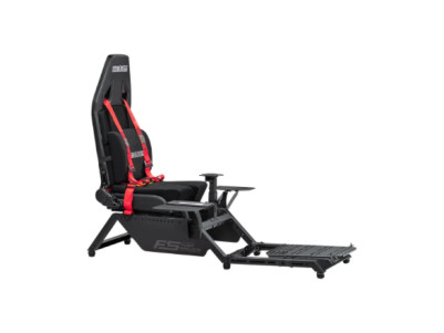 Next Level Racing | Flight Simulator Cockpit | Black and Red