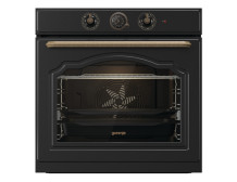 Gorenje Oven | BOS67372CLB | 77 L | Electric | AquaClean | Mechanical control | Steam function | Height 59.5 cm | Width 59.5 cm 