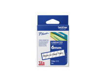 Brother | TZe-111 Laminated Tape | Black on Clear | TZ | 8 m | 6 cm