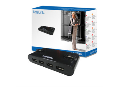 Logilink | USB 2.0 Hub-4 port whit power adapter