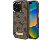 GUESS | GUHMP16LU4GPRW | Case | iPhone 16 Pro | Apple | Thermoplastic/Polyurethane | Brown