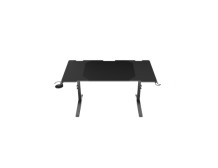 Genesis | Modular Gaming Desk | Holm 140 RGB | Anthracite Black