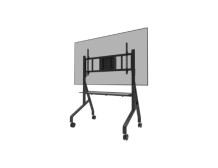 Neomounts MOVE Go XL FL50-575BL1 TV trolley - 65-110" - max 125 kg - manual h 129-139 cm - VESA 100x100-1100x600 - incl. hardwar