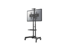 Neomounts NM-M1700BLACK TV trolley - 32-75" - max 50 kg - manual h 104,2-154,2 cm - VESA 200x200-600x400 - incl. cam/hardware sh