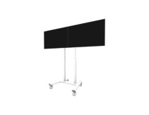 Neomounts MOVE ADM-875WH2 Screen adapter from 1 to 2 screens - 42-65" - max 40 kg/screen - VESA 100x100-800x400 - lockable (excl