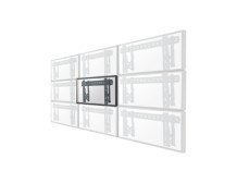 Neomounts LED-VW1000BLACK Videowall wall mount - 40-75" - max 50 kg - VESA 200x200-600x400 - d 5,6-21,5 cm - pull-out - micro ad