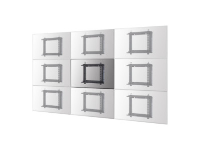 Neomounts WL95-800BL1 Videowall wall mount - 42-70" - max 35 kg - VESA 200x200-600x400 - d 7,8-26,6 cm - push-to-pop-out - micro