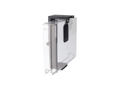 Neomounts CPU-D075BLACK/LK CPU/PC holder - max 10 kg - lockable (incl. lock) - h 20-36 cm - w 5-10 cm - universal - black
