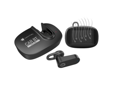 Multifunctional Bluetooth Headset | Solar Car BT | Hands free device | Bluetooth | Black | Recharge indicator