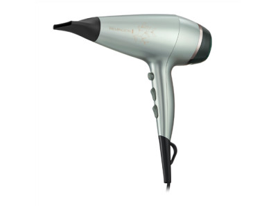 Remington Hair Dryer | AC5860 Botanicals | 2300 W | Number of temperature settings 3 | Ionic function | Diffuser nozzle | Silver
