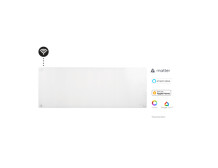 Mill | Heater | GL1200WIFI3 GEN3 | Panel Heater | 1200 W | Suitable for rooms up to 18 m | White | IPX4