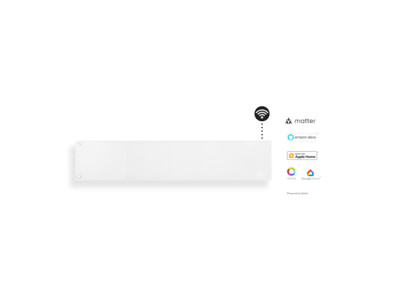 Mill Heater GL1000LWIFI3 WiFi Gen3 Panel Heater 1000 W Suitable for rooms up to 12-16 m White IPX4