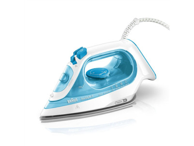 Braun | Iron | SI3053BL | Steam | 2400 W | Water tank capacity 270 ml | Continuous steam 45 g/min | Blue