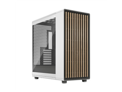 Fractal Design Computer Case | North XL | Chalk White TG Clear | ATX | Power supply included No