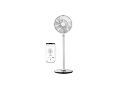 Duux | Fan | Whisper Flex Ultimate Smart | Stand Fan | White | Diameter 34 cm | Number of speeds 30 | Oscillation | 3-26 W | Rem