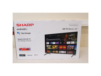 Sharp | 32FH2EA | 32" (81 cm) | Smart TV | Android | HD | Black | DAMAGED PACKAGING