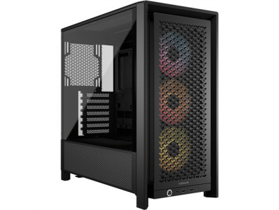 Corsair PC Case | Frame 4000D RS ARGB Modular | Black | Mid-Tower | Power supply included No