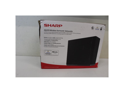 SALE OUT. Sharp AQUOS Wireless Surround Subwoofer | Sharp | AQUOS Surround Subwoofer | CP-AWS0101 | Wi-Fi | DAMAGED PACKAGING | 